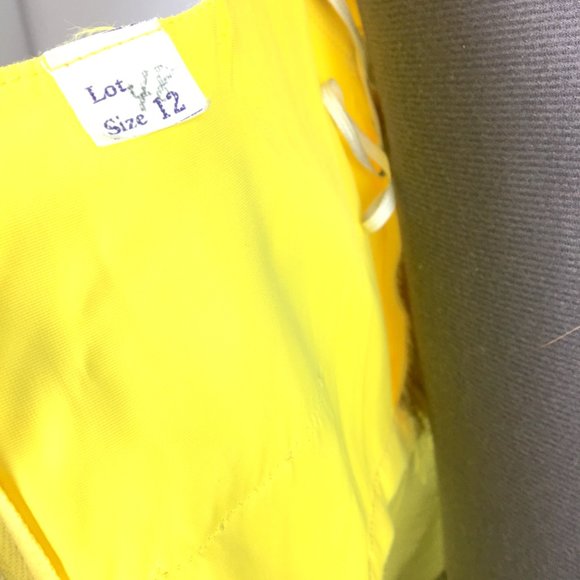 1960's Yellow Formal Dress - Picture 4 of 4